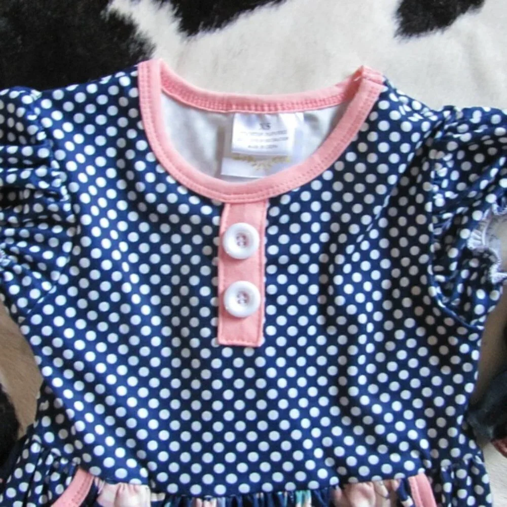 MERMAID & POLKA DOT DRESS BRAND NEW